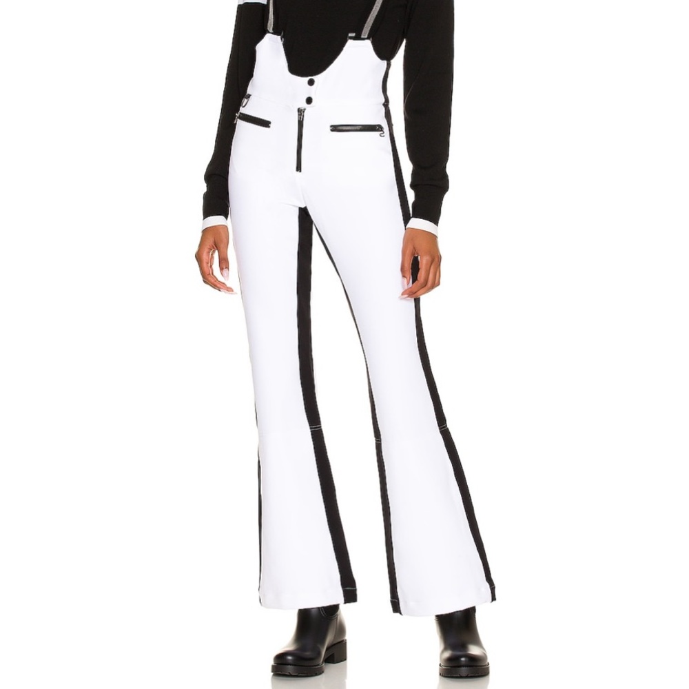 White and Black Ski Jumpsuit - Kris Pant